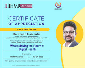 Seminar at IIHMR University